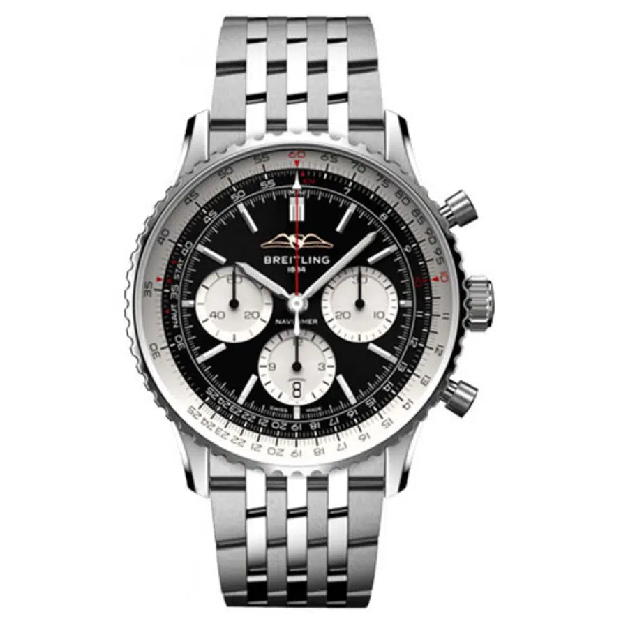 Breitling Super Navitimer B01 43mm AB0138211B1A1 Stainless Steel with Black Dial