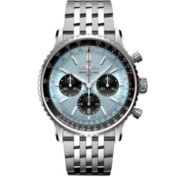Breitling Super Navitimer B01 Men’s Watch 43mm AB0138241C1A1 Stainless Steel with Ice Blue Dial
