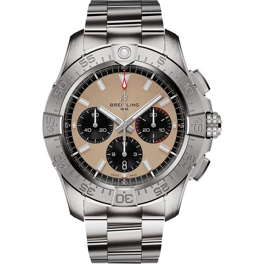Breitling Avenger B01 Chronogragh AB0147101A1A1 44mm Stainless Steel with Beige Dial