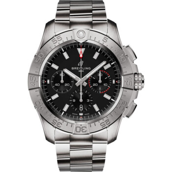 Breitling Avenger B01 Chronograph AB0147101B1A1 44mm Stainless Steel Watch Black Dial 2024