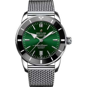 Breitling Superocean Heritage II Ceramic Bezel 46mm AB2020121L1A1 Stainless Steel Green Dial Men’s Watch 2024