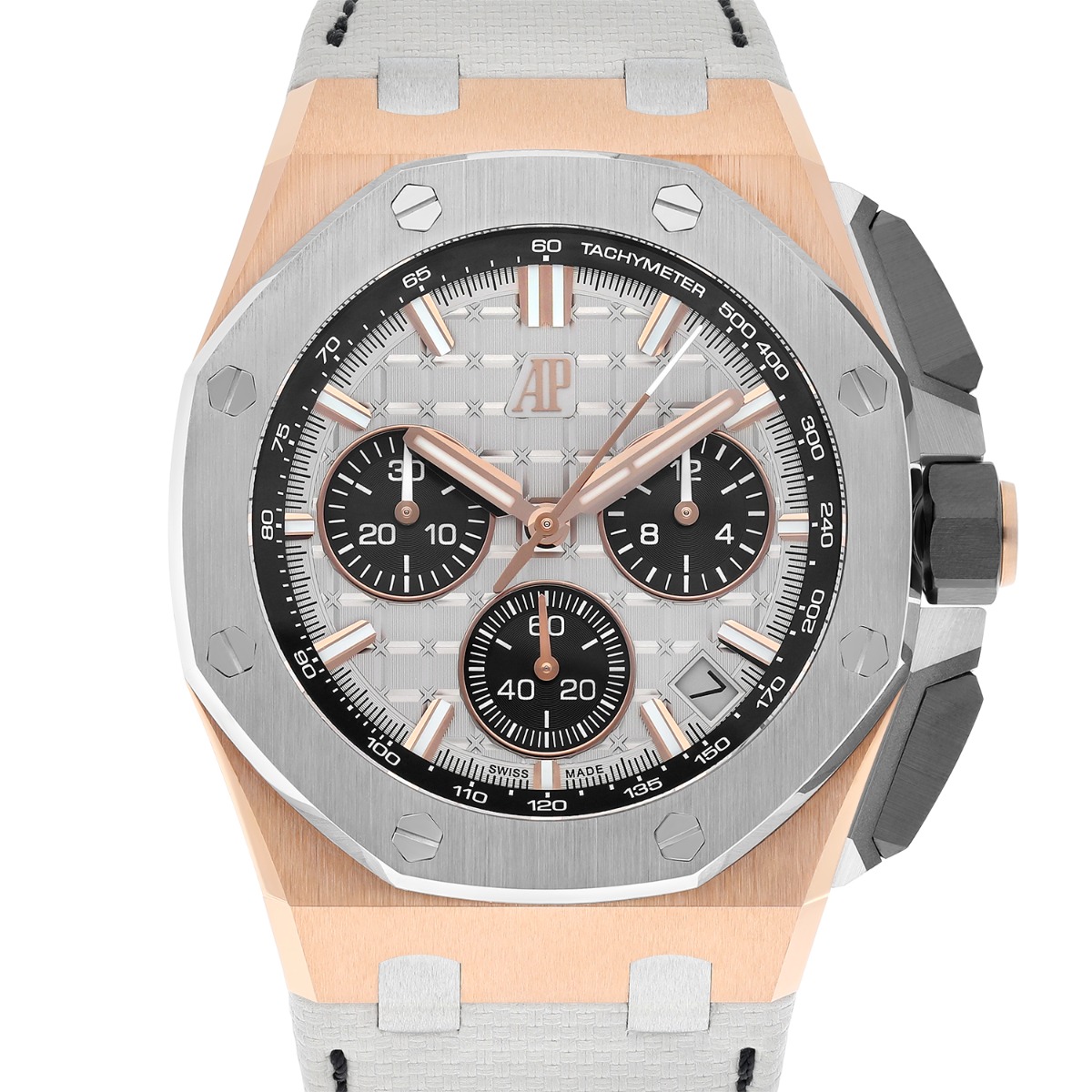 Audemars Piguet 26420OI.OO.A015VE.01 Royal Oak 43mm 18K Rose Gold Titanium Watch