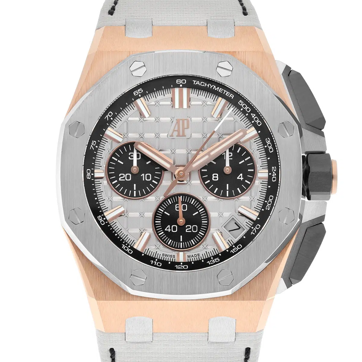 Audemars Piguet 26420OI.OO.A015VE.01 Royal Oak 43mm 18K Rose Gold Titanium Watch