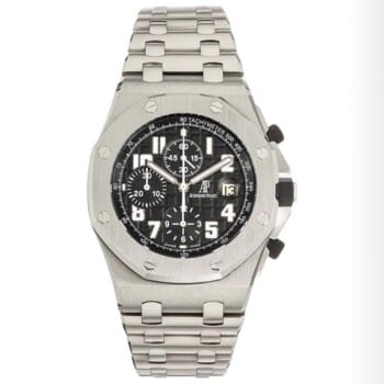 Audemars Piguet Royal Oak Offshore Chrono 25721ST.OO.1000ST.08.A 44mm Stainless Steel Watch Black Dial