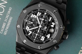 Audemars Piguet Royal Oak Offshore Chronograph Custom Black PVD/DLC Stainless Steel Watch