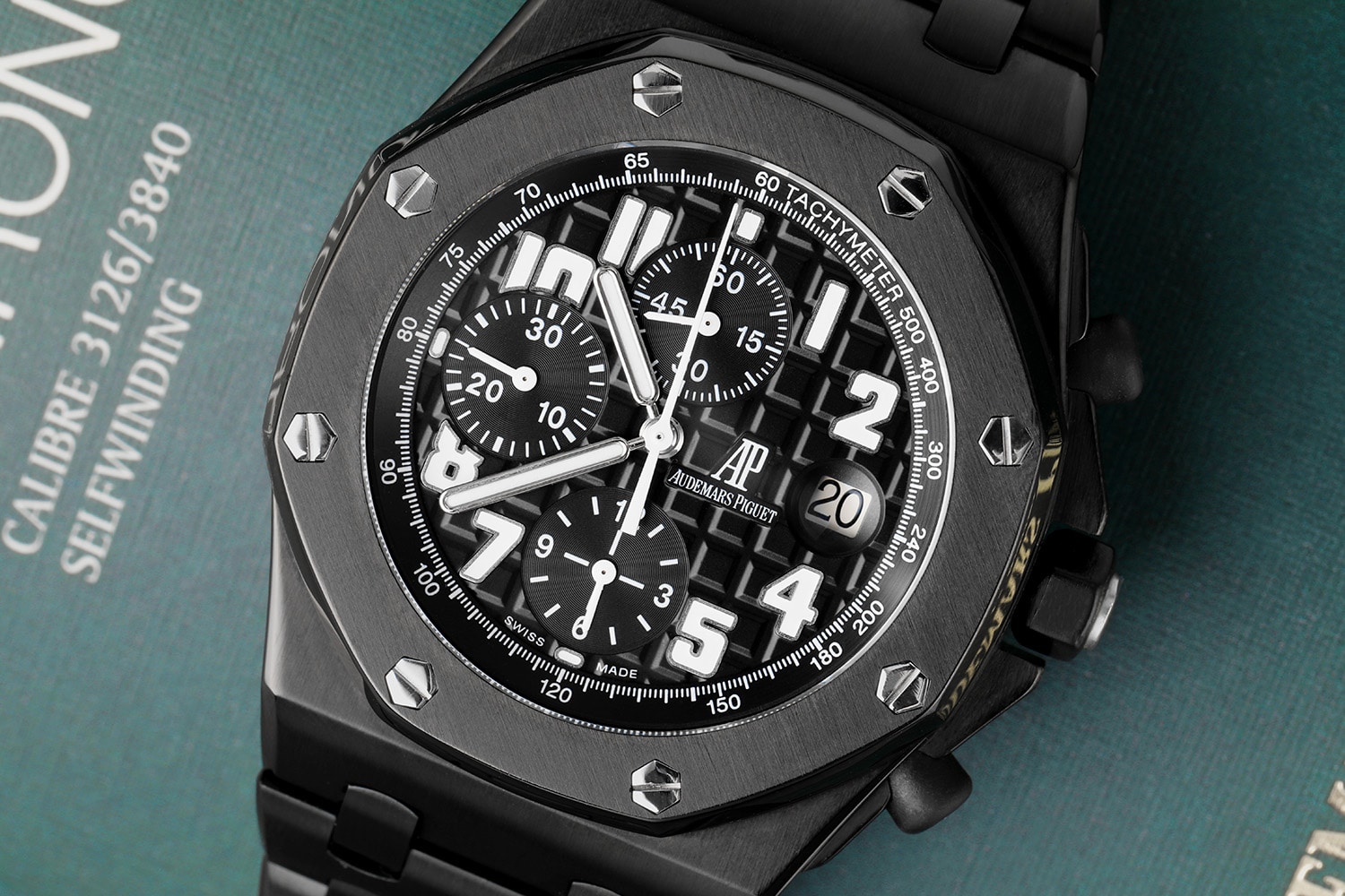 Audemars Piguet Royal Oak Offshore Chronograph Custom Black PVD/DLC Stainless Steel Watch
