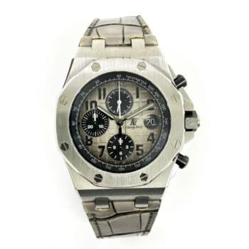 Audemars Piguet Royal Oak Offshore 42mm 26470PT.OO.1000PT.01 Platinum with Grey Dial Watch 2017