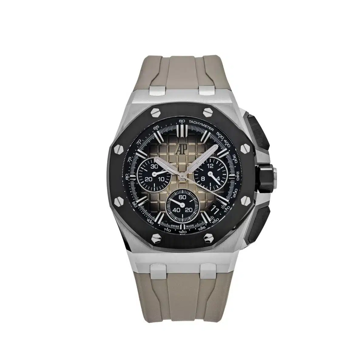 Audemars Piguet Royal Oak Offshore Chronograph 26420SO.OO.A600CA.01 43mm Stainlesss Steel with Light Brown Dial