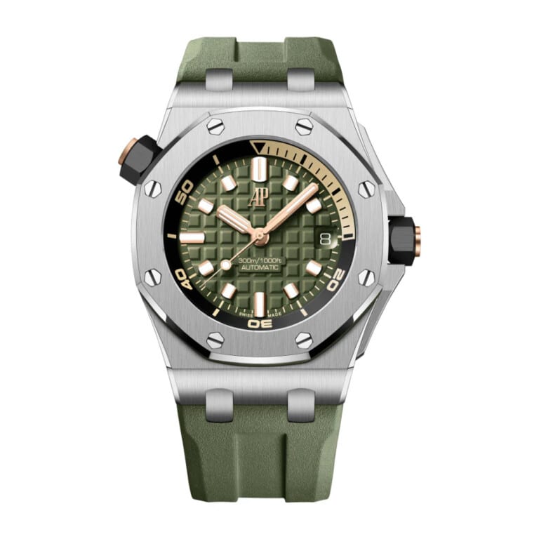 Audemars Piguet Royal Oak Offshore Diver 15720ST.OO.A052CA.01 Stainless Steel with Green Dial