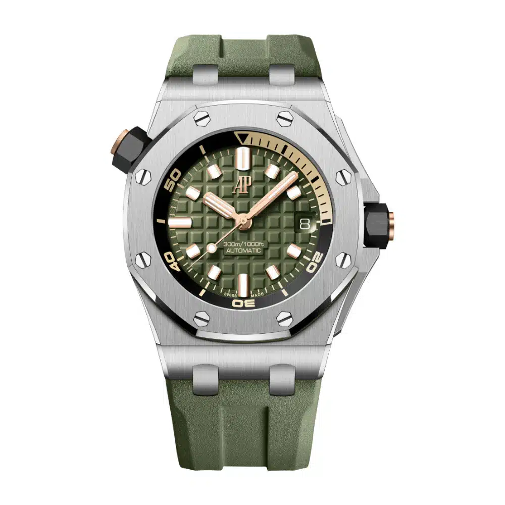 Audemars Piguet Royal Oak Offshore Diver 15720ST.OO.A052CA.01 Stainless Steel with Green Dial