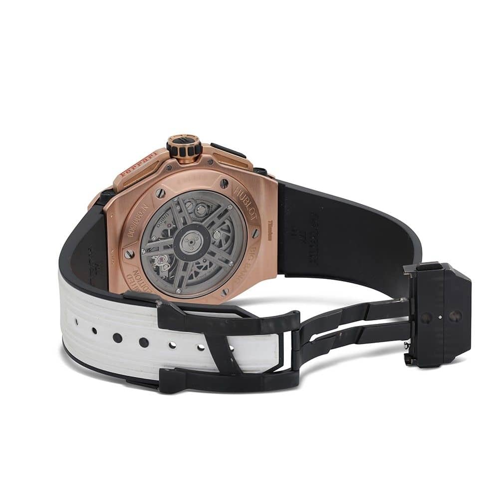Hublot Big Bang Ferrari 401.OX.0123.VR 18kt King Gold Men's Watch White Rubber Strap