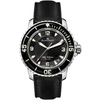 Blancpain Fifty Fathoms 5015-1130-52B Stainless Steel with Black Fabric Watch 2024
