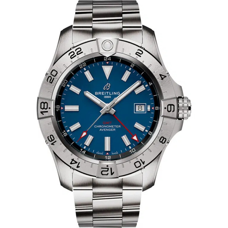 Breitling Avenger GMT 44mm Blue Dial A32320101C1A1 Stainless Steel
