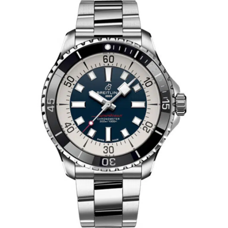 Breitling Superocean Automatic 44mm A17376211C1A1 Stainless Steel With Blue Dial