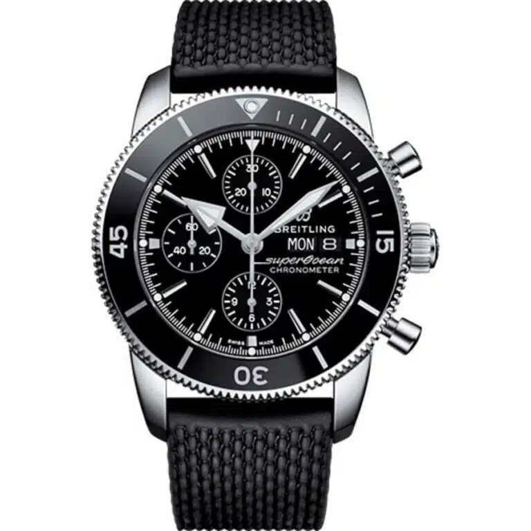 Breitling Superocean Heritage II Chronograph A13313121B1S1 Stainless Steel With Black Rubber Band