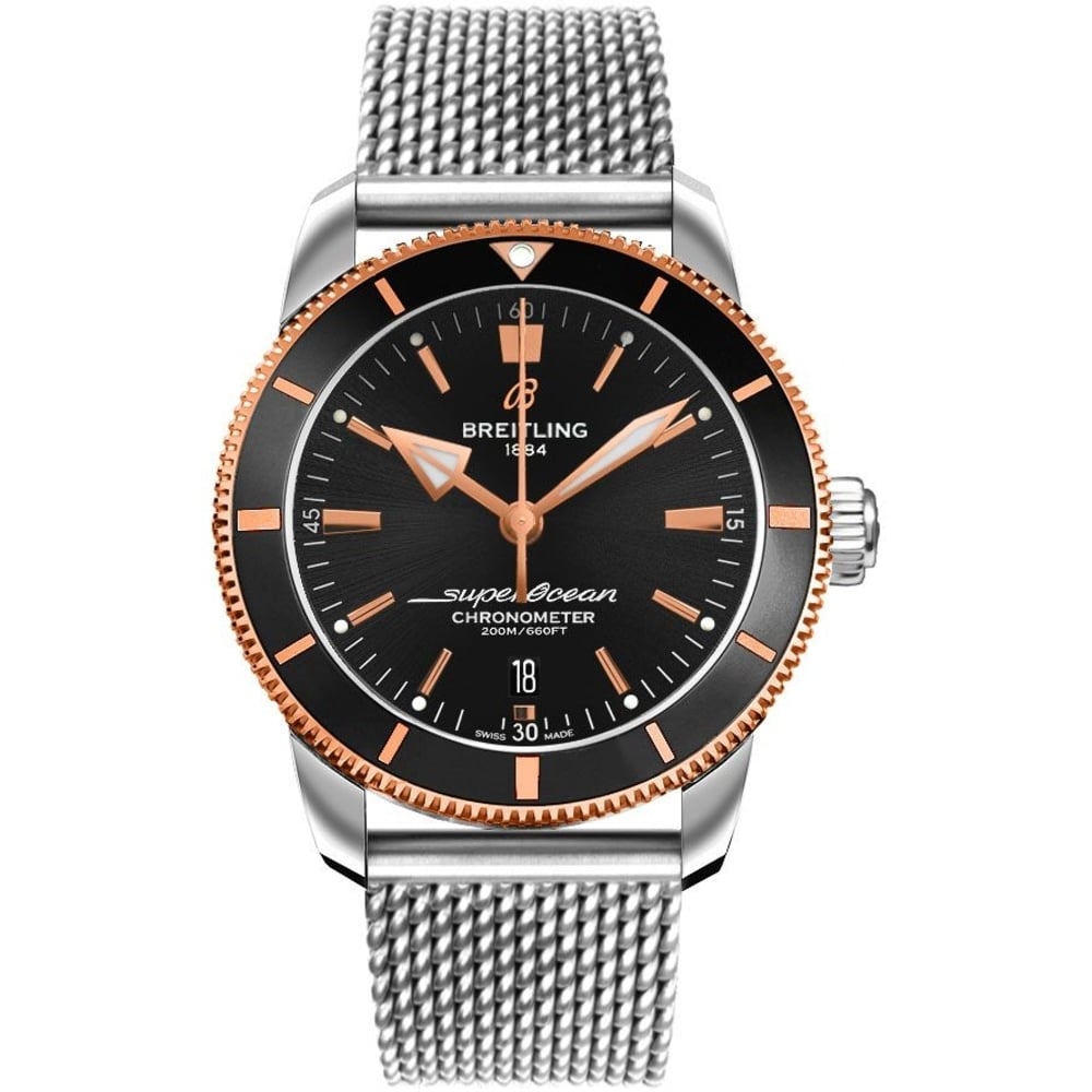 Breitling Superocean Héritage Stainless Steel & Rose Gold Watch UB2030121B1A1 2024