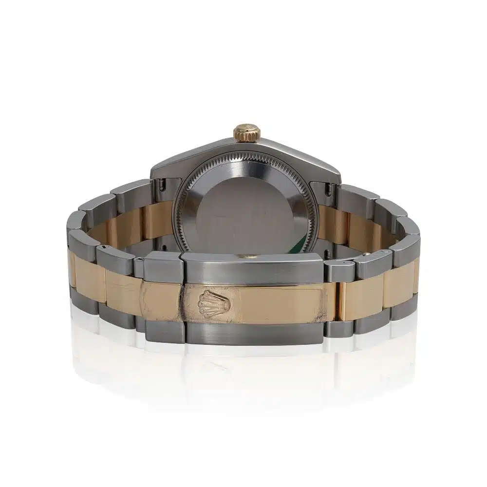 Rolex Datejust 31mm 178273-0093 Champagne Flower Dial Oyster Bracelet Two Tone Watch – image 9