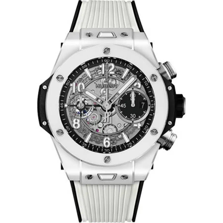 Hublot 441.HX.1171.RX Big Bang Unico White Ceramic With White Rubber Watch – image 2