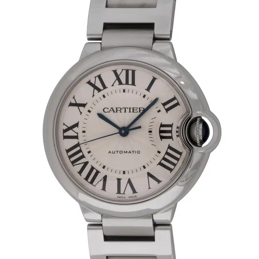 Cartier Ballon Bleu 36mm W6920046 Stainless Steel with Silver Dial Watch 2015