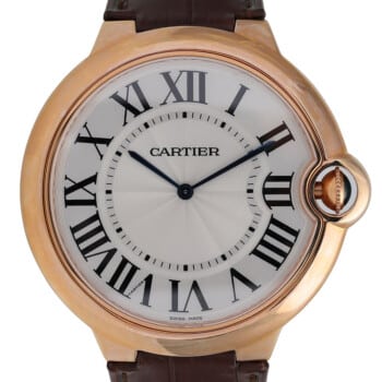 Cartier Ballon Bleu 46mm XL W6920054 Rose Gold Watch Manual Winding