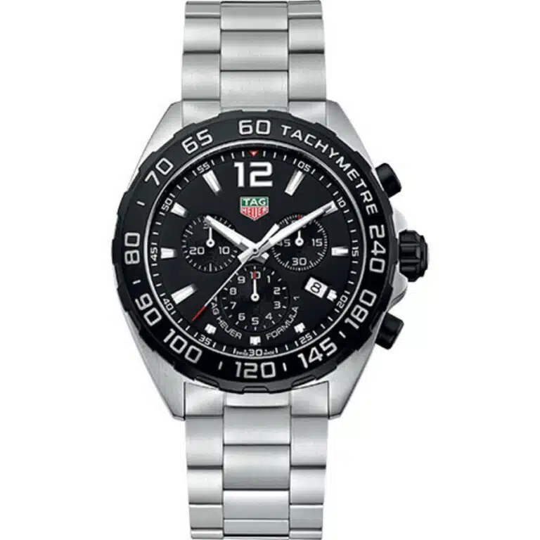 Tag Heuer Formula 1 Quartz 43 mm Steel Case CAZ1010.BA0842 Steel Bracelet Black Dial Watch