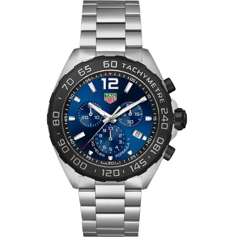 Tag Heuer Formula 1 Chronograph Quartz CAZ101AV.BA0842 Steel Case Blue Sunray Dial Steel Bracelet
