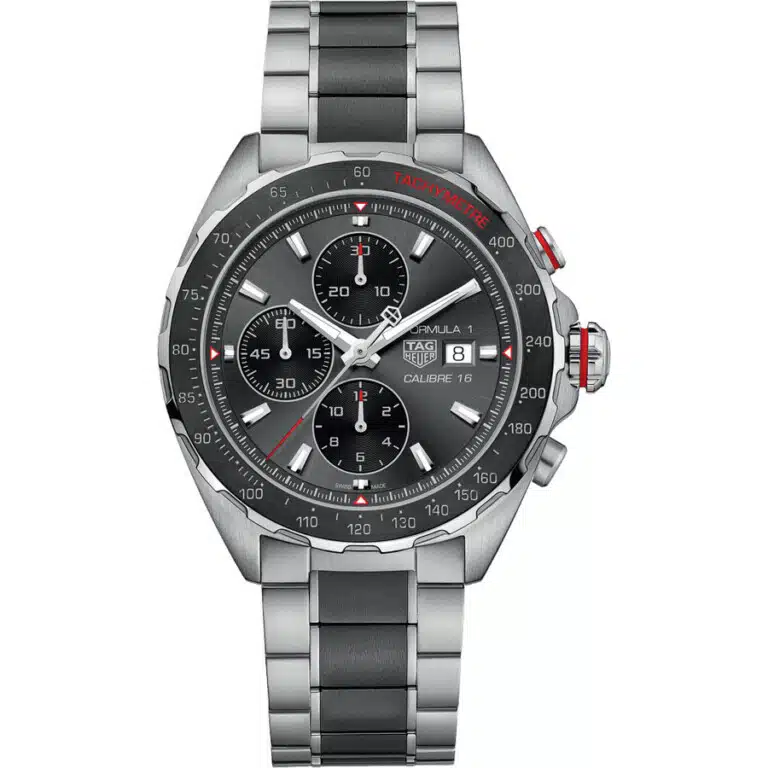 Tag Heuer Formula 1 Men's 44mm Automatic Chronograph Watch CAZ2012.BA0970 Two Tone Bracelet Grey Dial Watch