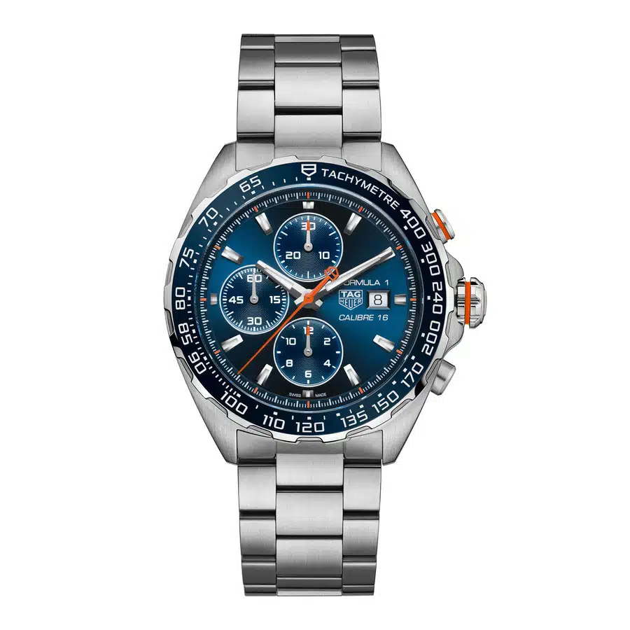 Tag Heuer Formula 1 Automatic Chronograph CAZ201G.BA0876 Ceramic Bezel Blue Dial