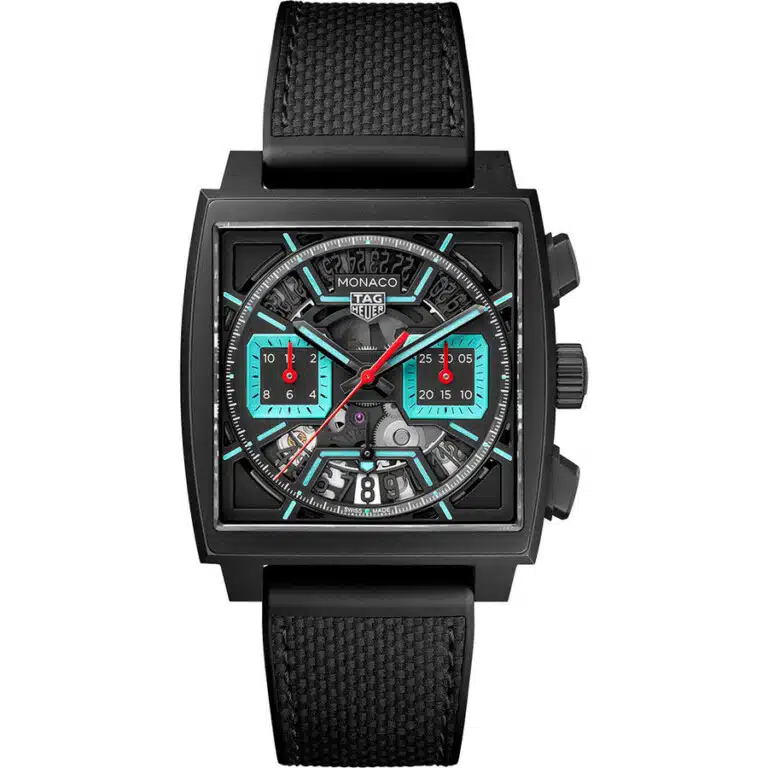 Tag Heuer Titanium Dlc Case Monaco CBL2184.FT6236 Automatic Chronograph 39 mm Black Dial
