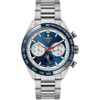 Tag Heuer CBN2A1E.BA0643 Carrera 160 Years Anniversary Limited Edition Automatic Chronograph Watch 44 mm Blue Dial Steel