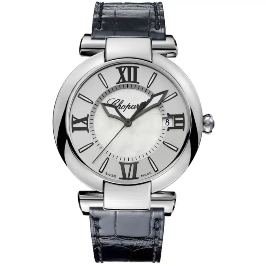 Chopard Imperiale Black 388531-3009 Stainless Steel with Black Alligator Leather Watch