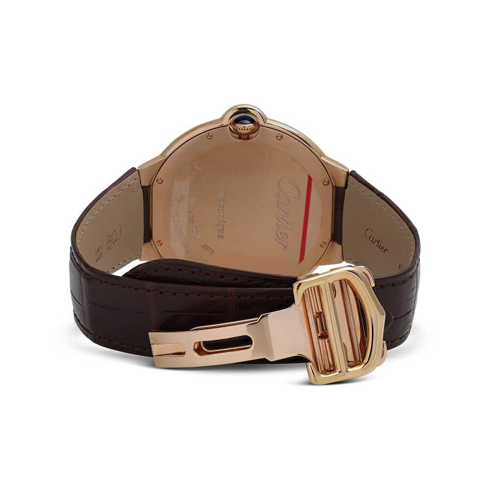 Cartier Ballon Bleu 46mm XL W6920054 Rose Gold Watch Manual Winding