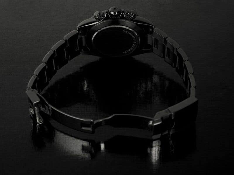 Rolex Daytona Black PVD/DLC Coated Watch with Black Dial 116523