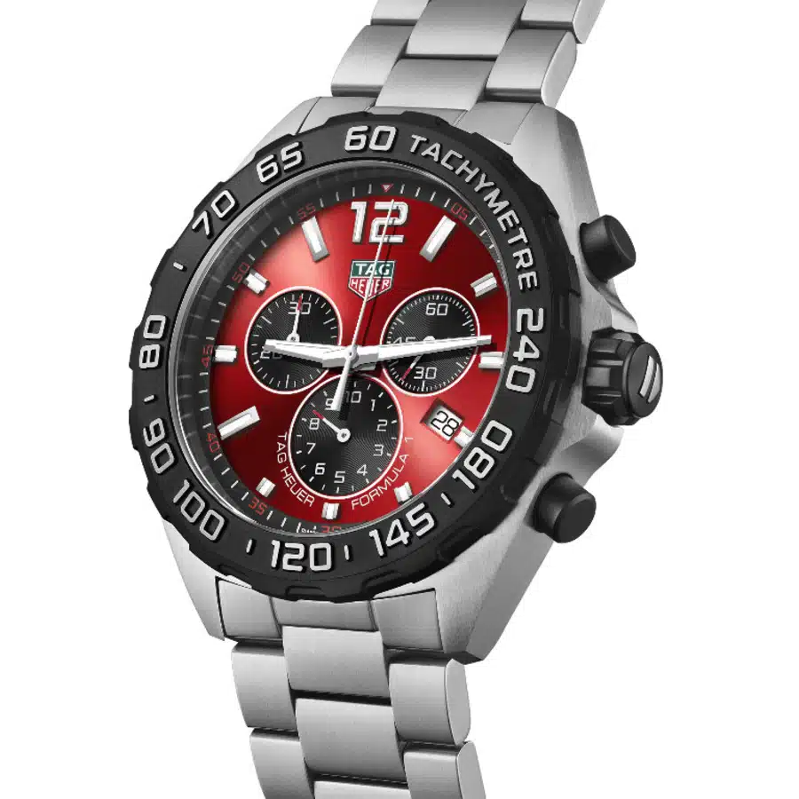 Tag Heuer Formula 1 CAZ101AN.BA0842 Chronograph Quartz 43mm Red Dial Steel Case