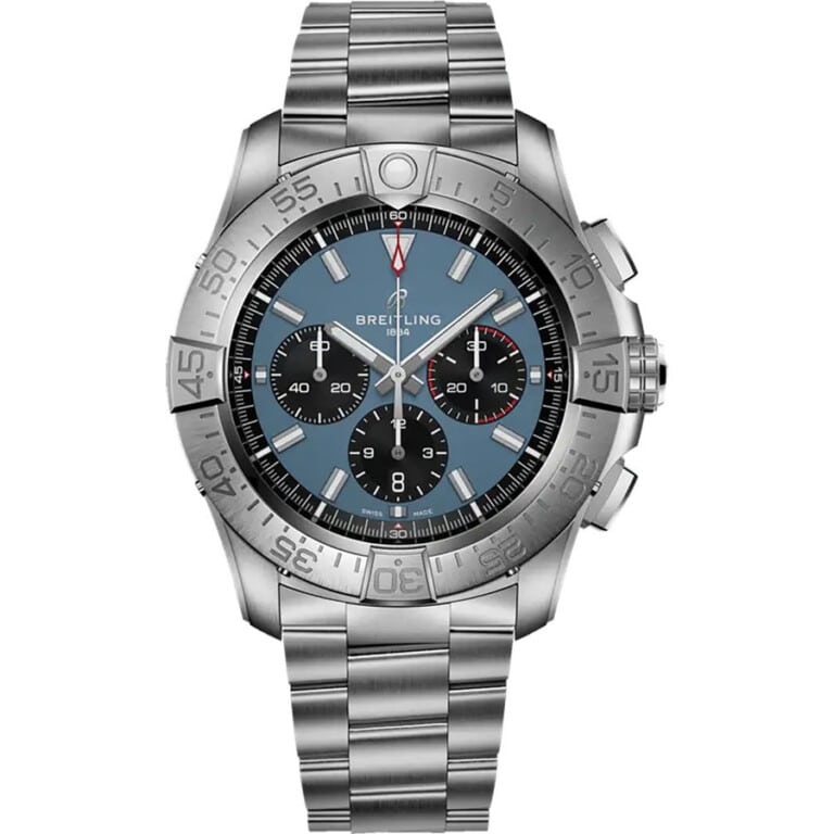 Breitling Super Avenger B01 Chronograph 46mm Blue Dial EB0148101C1E1 Titanium