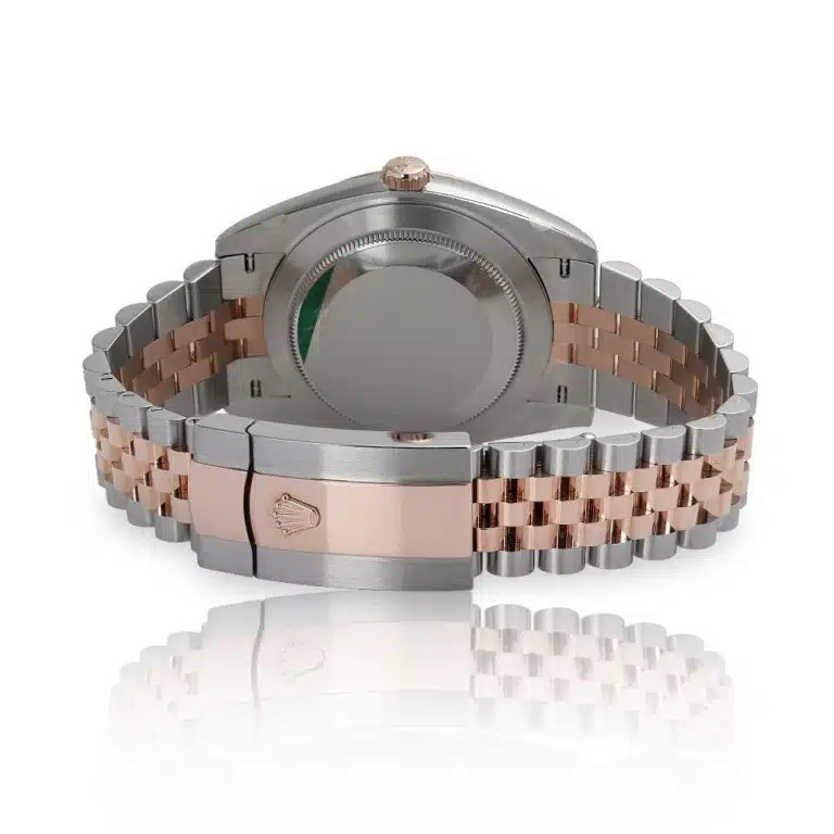 Rolex Datejust 41mm Steel & Rose Gold Watch Chocolate Dial 126301-0002 - 2017 – image 8
