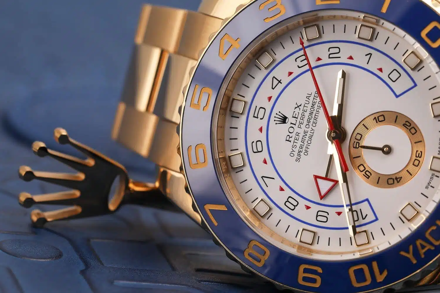 Rolex Yacht-Master II 116688 Yellow Gold Watch Gold Hands – image 10