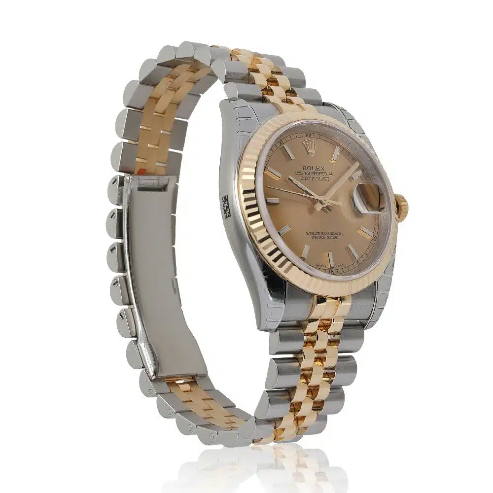 Rolex Datejust 116233 Champagne Index Stainless Steel With Yellow Gold Watch – image 5