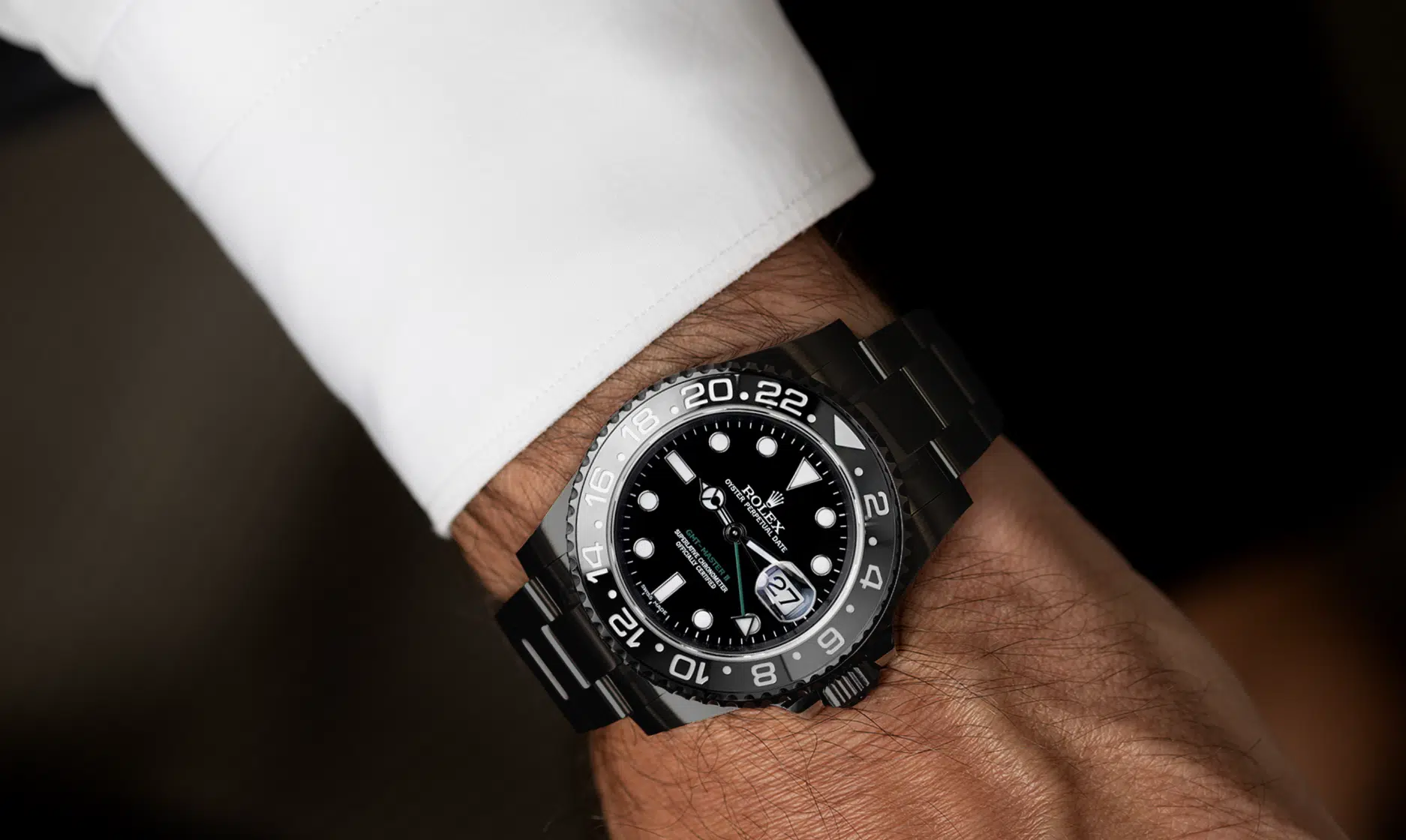 Rolex GMT-Master II Black PVD/DLC Coated Stainless Steel Watch 116710LN – image 10