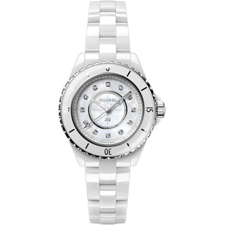 Chanel J12 33mm White Ceramic And Steel Case H5704 And White Dial 2024