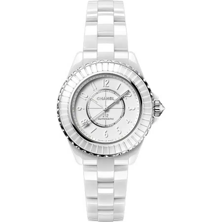 Chanel J12 H6785 33mm Stainless Steel and White Ceramic Watch White Dial 2024