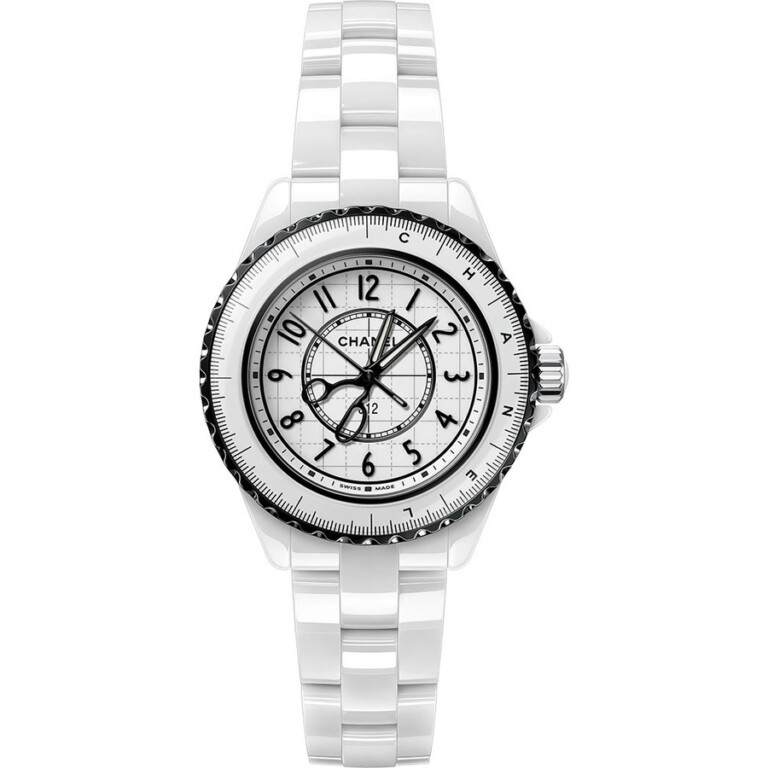 Chanel J12 H9763 White Ceramic Bracelet And White Dial 33mm 2024