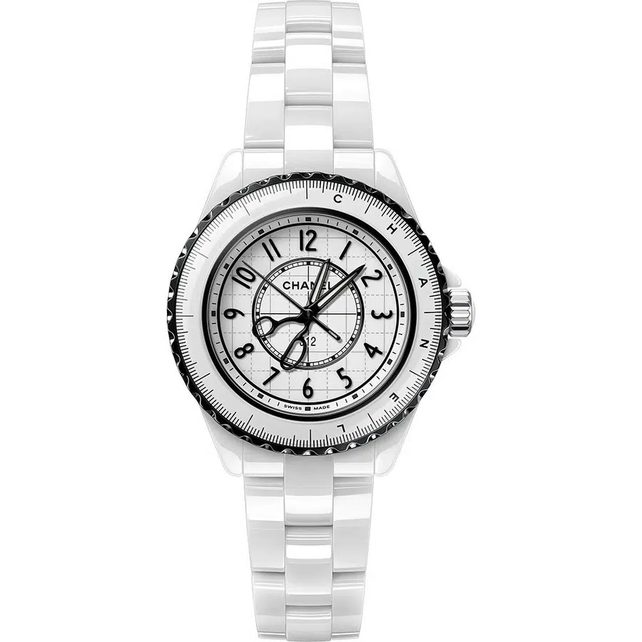 Chanel J12 H9763 White Ceramic Bracelet And White Dial 33mm 2024
