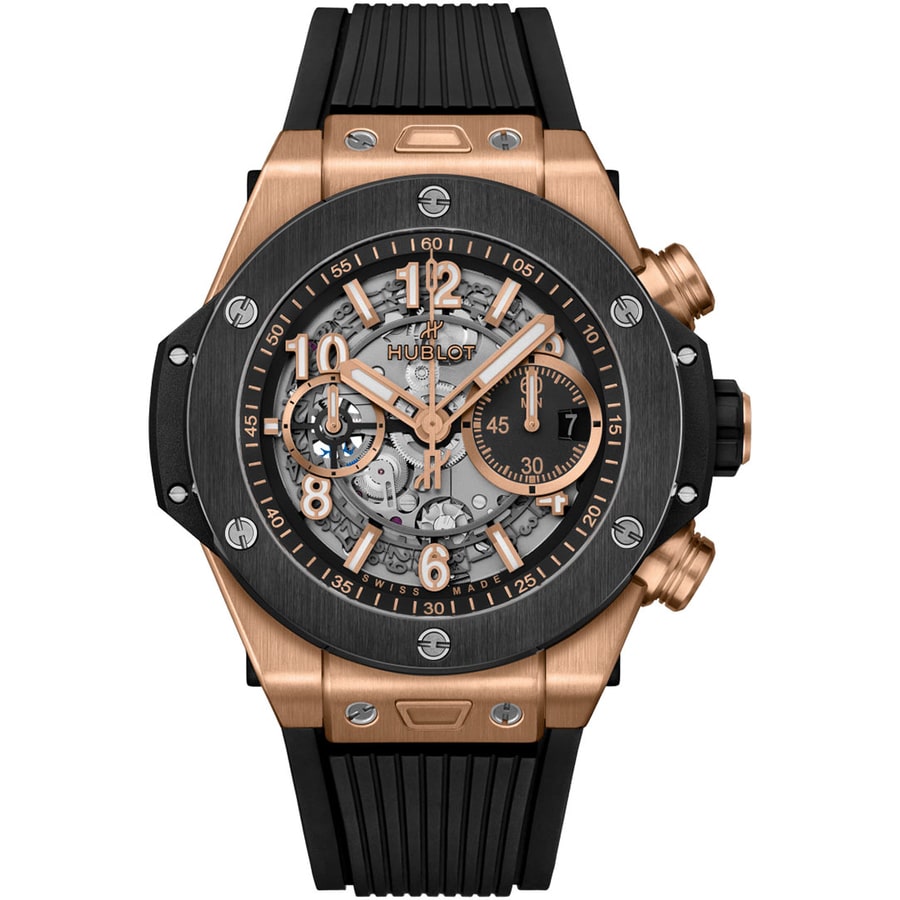 Hublot Big Bang Unico Rose Gold 421.OM.1180.RX  Black Ceramic Bezel