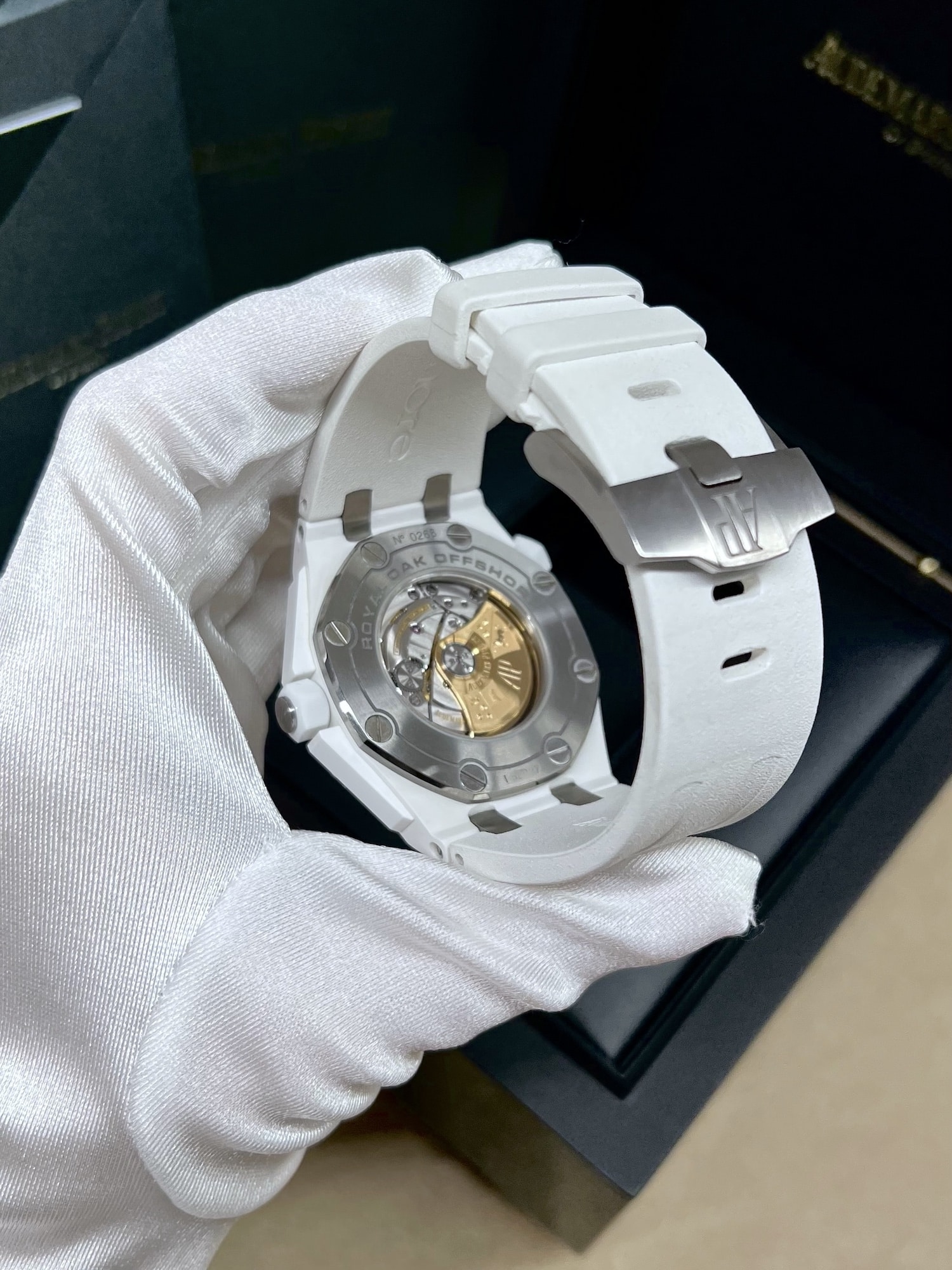 Audemars Piguet Royal Oak Offshore Diver 15707CB.OO.A010CA.01 Ceramic Watch Never Worn