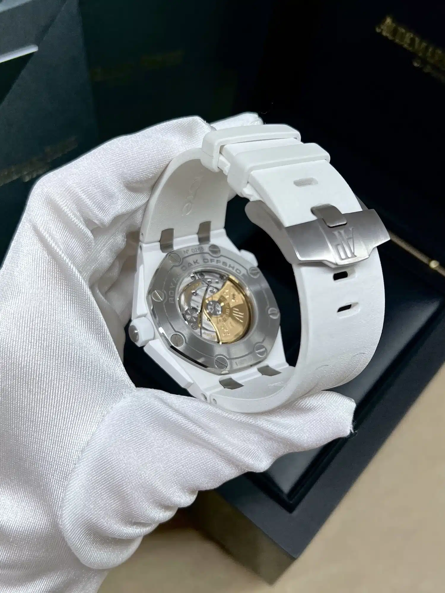 Audemars Piguet Royal Oak Offshore Diver 15707CB.OO.A010CA.01 Ceramic Watch Never Worn – image 11