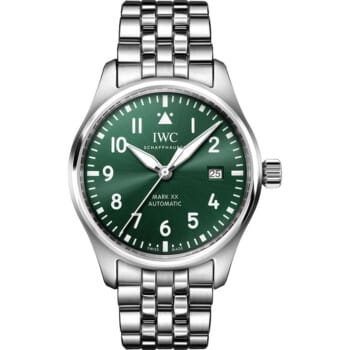 IWC Pilot's Watch Mark XX Stainless Steel Case IW328206 Green Dial Stainless Steel Bracelet 2024