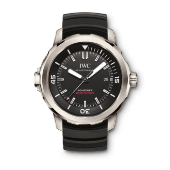 IWC Aquatimer Black Rubber Strap IW329101 Titanium with Black Rubber Watch 2018