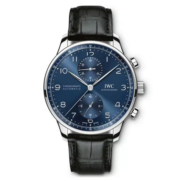 IWC Portugieser Classic Blue Dial Chronograph Men's Watch IW371491