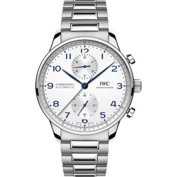 IWC Portugieser Chronograph IW371617 Stainless Steel Case Silver Dial Stainless Steel Bracelet 2024